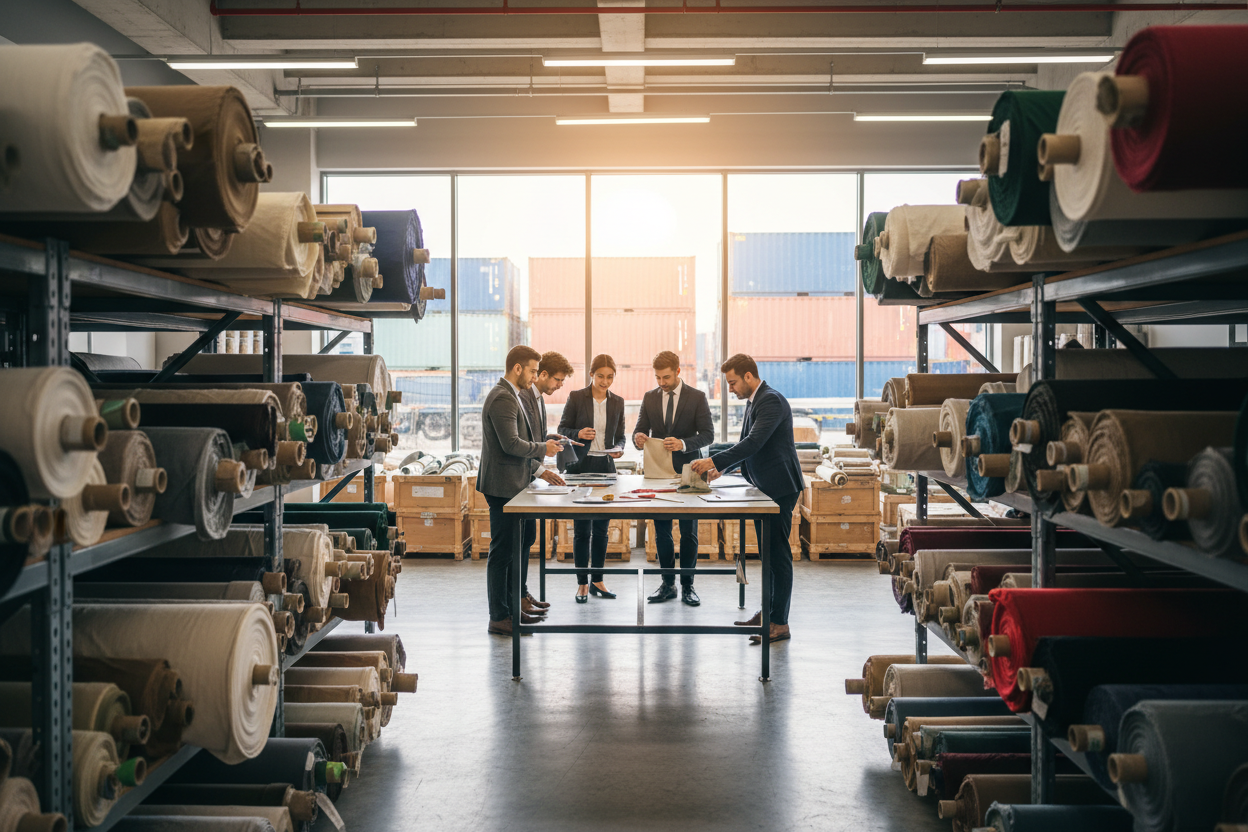 Golden Loom was established with a clear vision: to connect global textile excellence with American businesses. What began as a small sourcing operation has evolved into a reliable, professional fabric supply company serving clients from startups to large-scale manufacturers. (make it real photo)