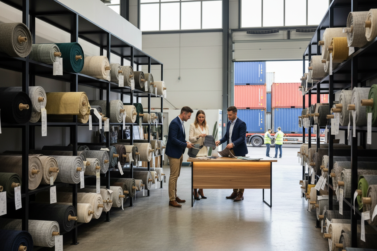 Golden Loom was established with a clear vision: to connect global textile excellence with American businesses. What began as a small sourcing operation has evolved into a reliable, professional fabric supply company serving clients from startups to large-scale manufacturers. (make it real photo)